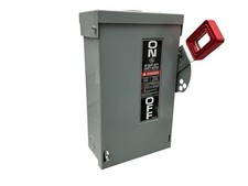 GE TH3221R 2 pole 3W Fused 3R Outdoor 30 amp 240v Disconnect