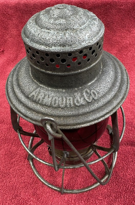 Adams & Westlake Armour and Company Conductors / Brakemans Lamp