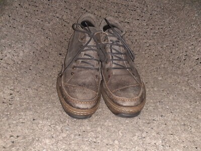 Vintage DOLCIS-Brown Distressed Oiled Suede Desert Boots-Sz  display picture 1