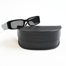 Balenciaga BB0260S 001 Womens Authentic Sunglasses Black/Gray, 56mm - New