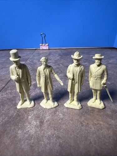 MARX BLUE AND GRAY PLAYSET CHARACTER FIGURES LINCOLN GRANT GEN. LEE Davis