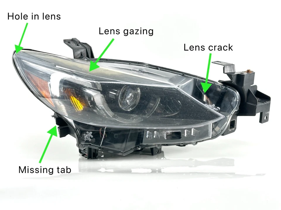OEM 2016-2017 Mazda 6 Right Passenger's Side LED Headlight - Image 3 of 4