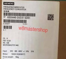 6SE6 440-2UD31-5DB1 NEW SIEMENS 6SE6440-2UD31-5DB1 MICROMASTER 440 Inverter
