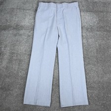 Vintage Levi  s Action Slacks Men  s 35x29 Blue Straight Leg Trouser Slacks USA