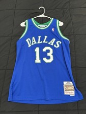 Dallas Mavericks Steve Nash Mitchell & Ness Blue 1998/99 NBA Authentic Jersey