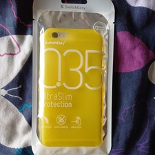 Switcheasy iPhone 6S & 6 Ultra Slim Thin Light 0.35 Etui Cover Żółte 