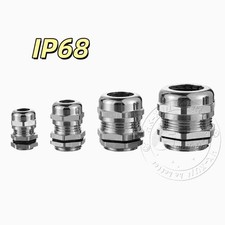 WATERPROOF STAINLESS STEEL CABLE GLANDS COMPRESSION GLAND M10-M100 PG7-PG63 IP68
