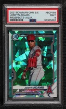 2021 Bowman Chrome Sapphire Edition Aqua Refractor 32/99 Jordyn Adams PSA 9 0e2x