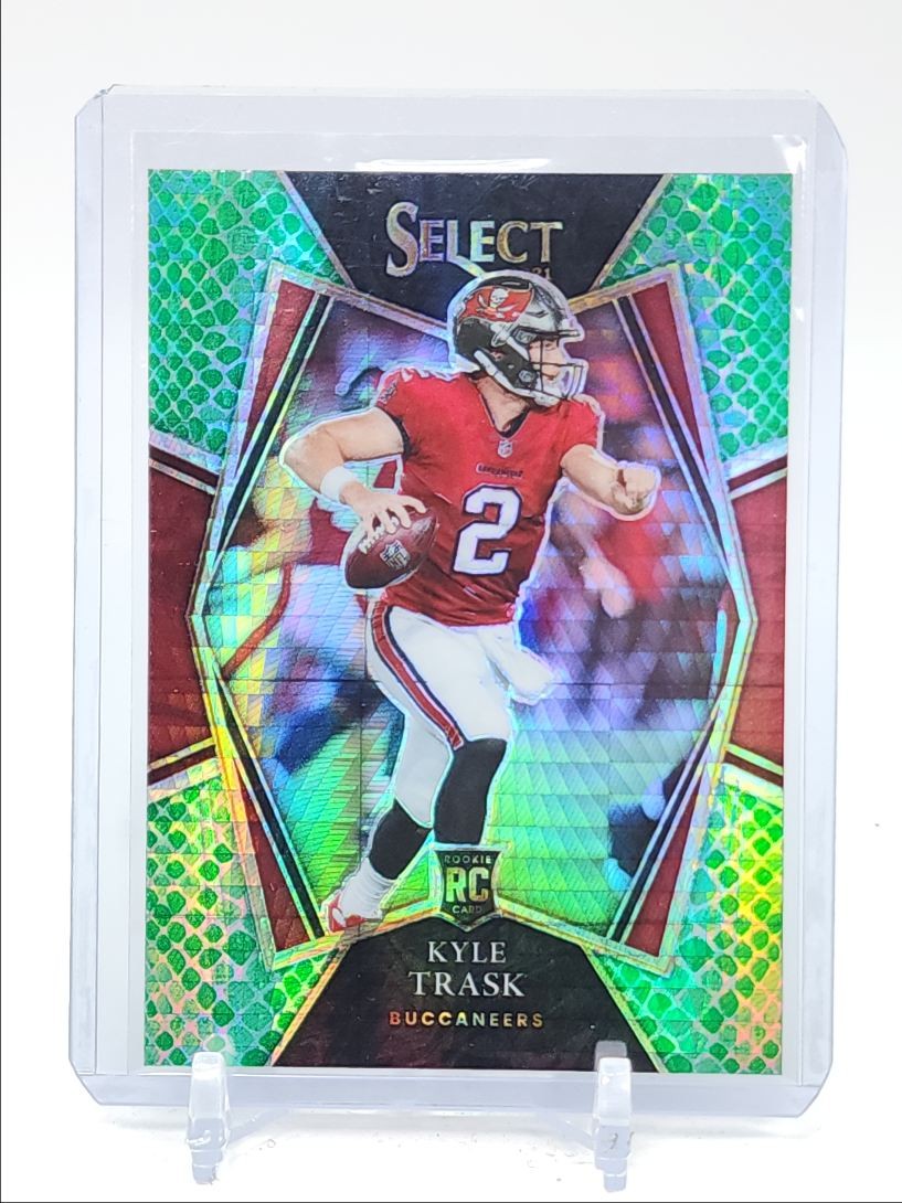 KYLE TRASK 2021 SELECT PREMIER LEVEL ROOKIE DRAGON SCALE RC 01/89 Q5972