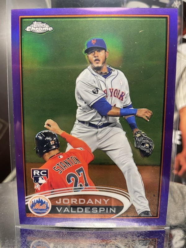 Topps 2012 Topps Chrome Jordany Valdespin Refractor Rookie #195 Mets (MLB)