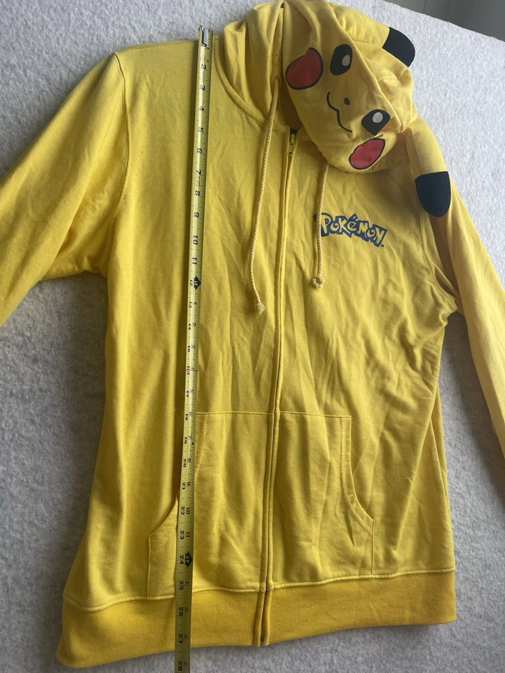 Pikachu Costume Sweatshirt Cosplay M/L - Image 4 of 4