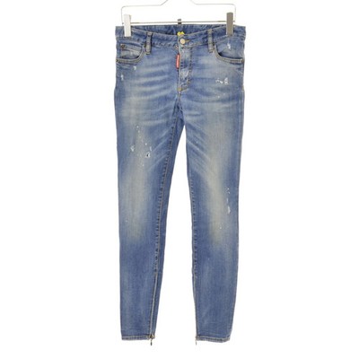 DSQUARED2 Women s Skinny Denim Jeans Blue Waist 7275cm Size 38