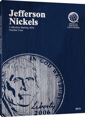 Official Whitman  Coin Folder - Jefferson Nickels Collection #4: Starting 2026