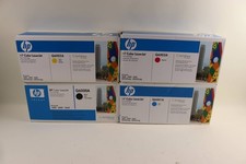 HP 124A TONER 4-PACK LASERJET CMYK Q6000A Q6001A Q6002A Q6003A  NEW  LOT OF 4