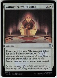 Gather the White Lotus (Foil) #20 Avatar: The Last Airbender