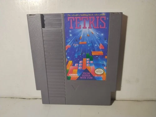 Tetris Nintendo NES Game Cartridge Tested