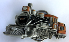 Locomotive Steam Train Belt Buckle Great American Belt Buckle Co