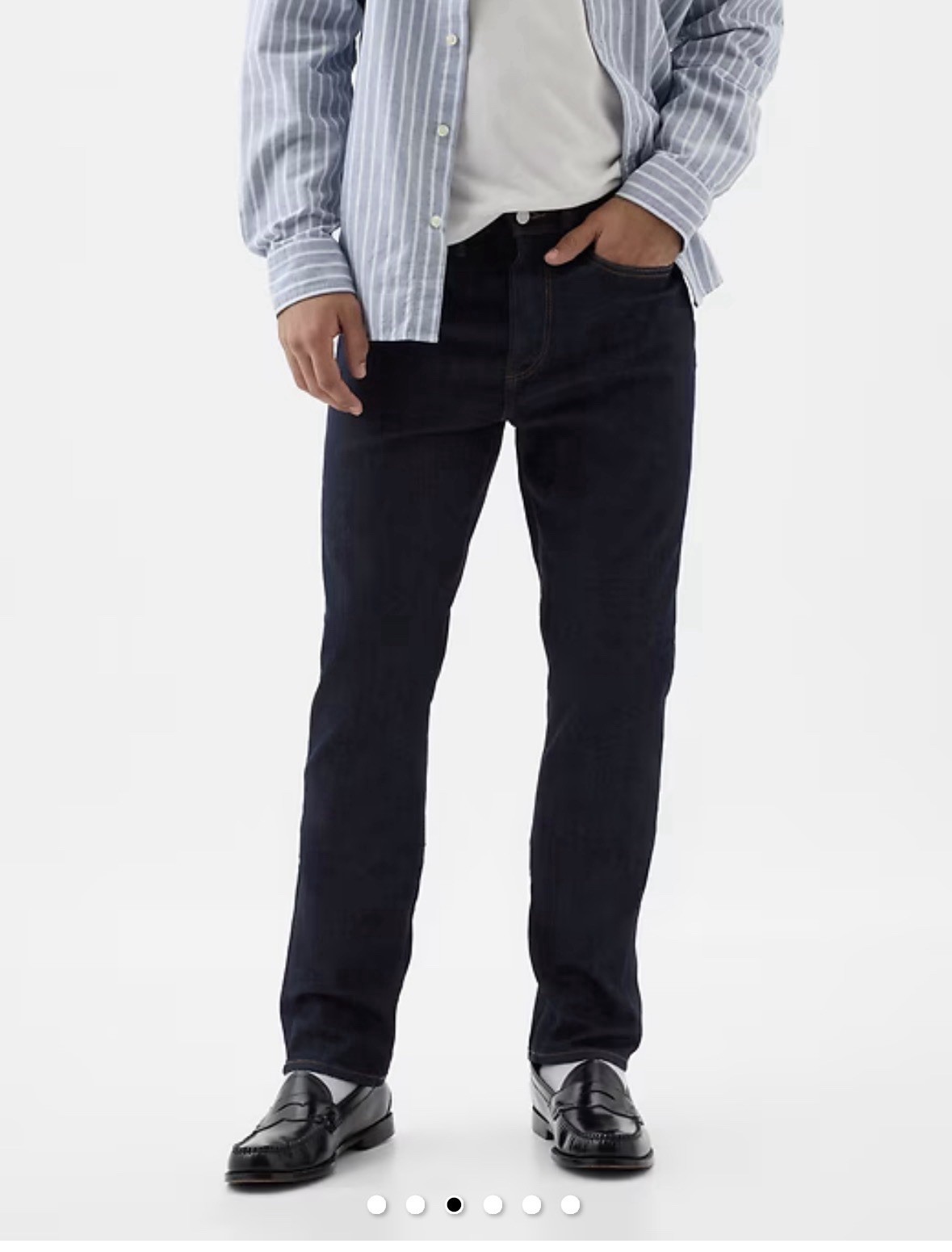 Slim GapFlex Jeans Rinse Washed Indigo 36x32