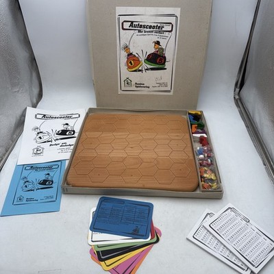 Autoscooter Board Game 1st Edition 1999 WOOD BOARD Bambus Spieleverlag Rare OOP