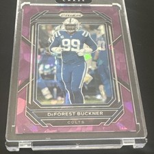 2022 Panini Prizm DeForest Buckner #126 Purple Ice Prizm /225
