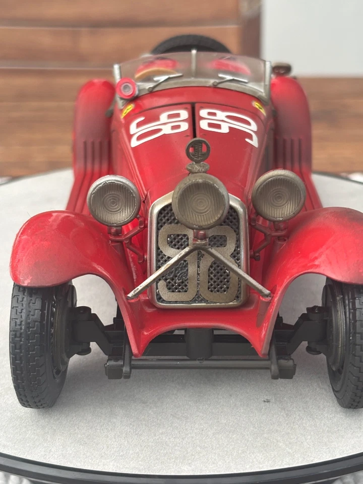 1:18 SCUDERIA FERRARI Mille Miglia 1933 победитель гонки Nuvolari Alfa 2300 закончил - Изображение 4 из 4