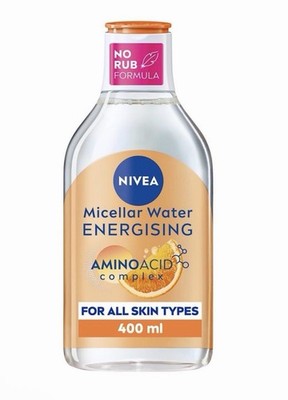 Nivea Micellar Water Energising Aminoácidos 400ml Complex 3x Anti- Oxidants
