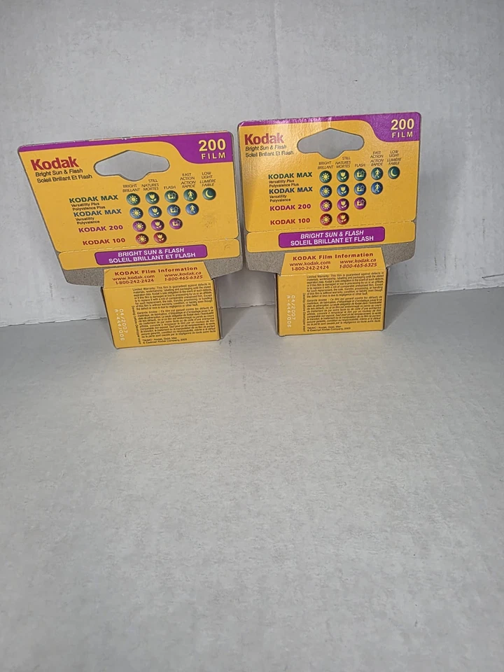 Kodak Bright Sun & Flash 200 Film -2 Packs of 12 Exposures Each (24 Total) - New - Image 2 of 2