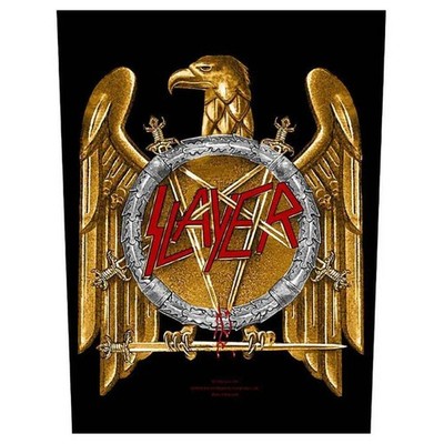 Slayer Backpatch Rückenaufnäher · Golden Eagle (29cm x 34cm)