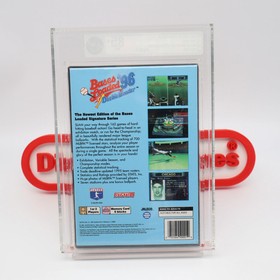 PS1 BASES LOADED '96 1996 DOUBLE HEADER BASEBALL - VGA GRADED 85+! NEW & Sealed!