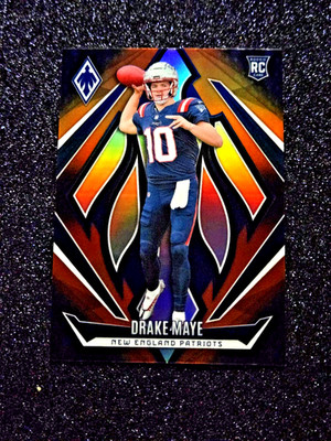 2024 Panini Phoenix Orange Fade Prizm RC Drake Maye Rookie #179 MINT   