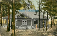 New Hampshire, NH, The Weirs, Auditorium, Methodist Camp Ground 1910's Postcard