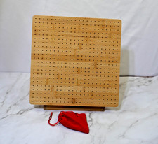 12 x 12 Inch Crochet Blocking Board with 20 Pins, Handcrafted Knitting Block