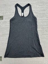 Lululemon Swiftly Tech Tank Top Womens 6 Gray Racerback Gym Training Athleisure