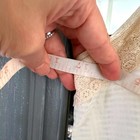 Vintage Cottagecore 90s Slip Midi Dress Lace Trim Babydoll Fairy Lingerie