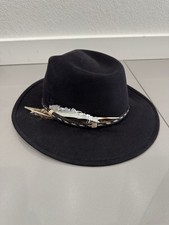 Akubra The Traveler Fur Felt Hat Black 57 Us 7 1/8 Western Cowboy READ DESCR