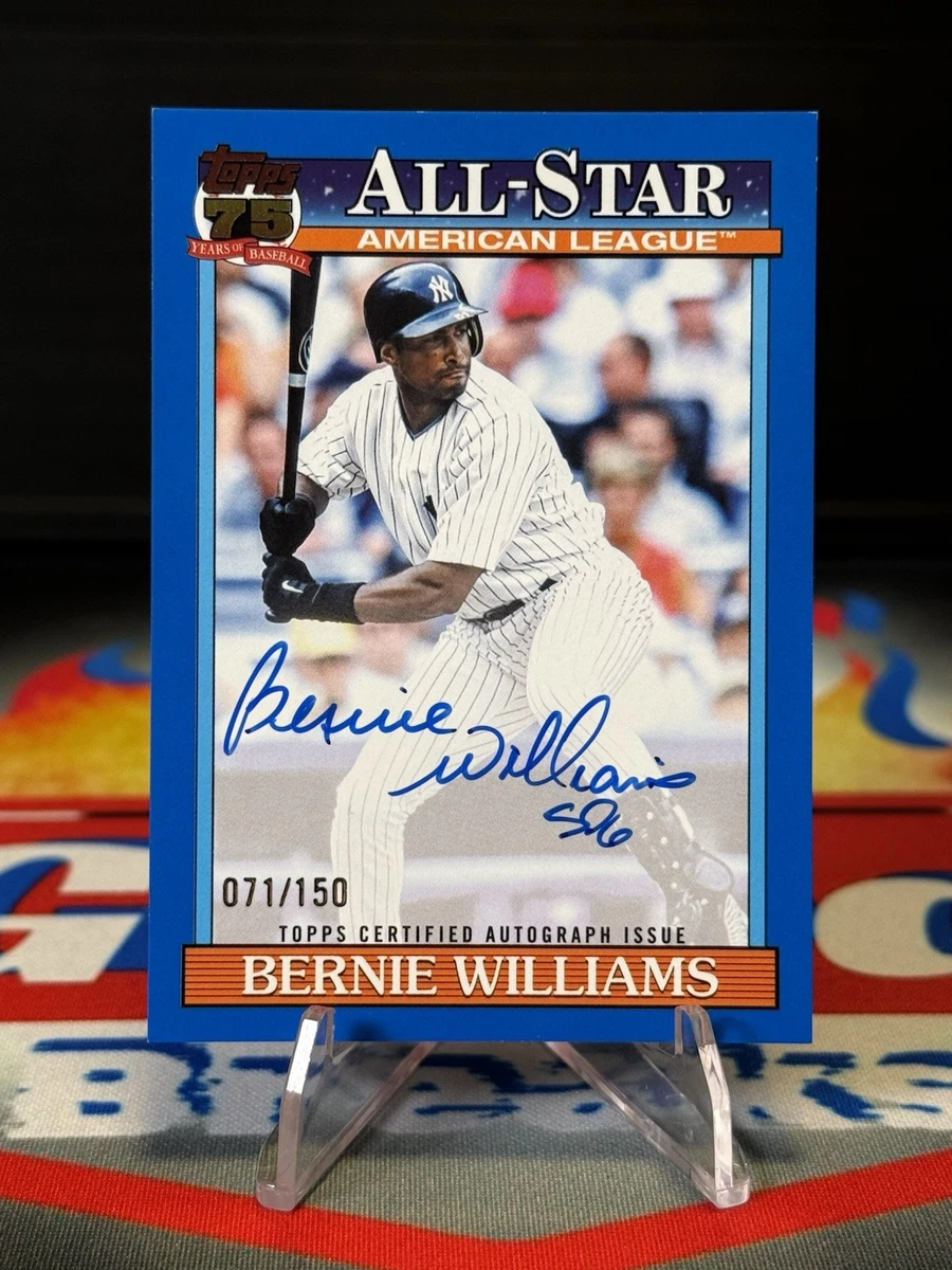 Bernie Williams Baseball Serial Numbered Sports Trading Cards
