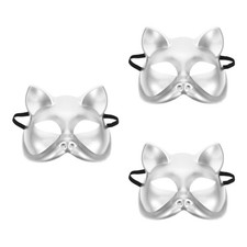 3 Count Cat Masquerade Mask Halloween Catmask Cosplay Dance Party