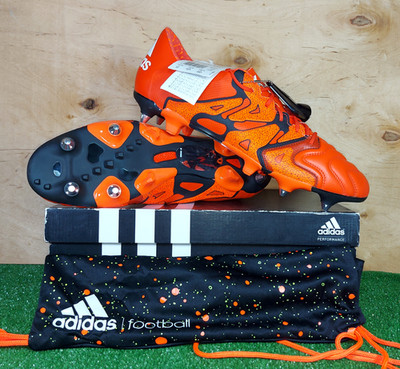 Adidas X 15.1 Leather SG B26974 US12 Orange boots mens Cleats