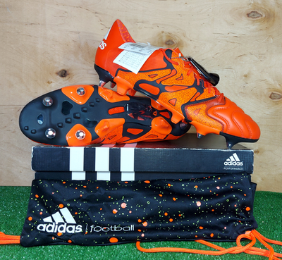 Adidas X 15.1 Leather SG B26974 US12 Orange boots mens Cleats