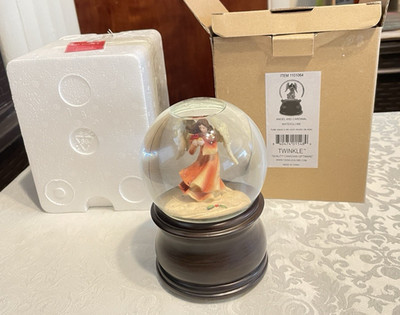 Twinkle Angel and Cardinal Musical Snow Globe Tune: Angels We Have Heard on High