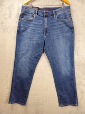 Lucky Brand 410 Athletic Straight Leg Stretch Mens 36x29 Denim Blue Jeans NWT