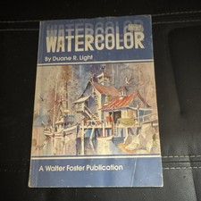 Walter Foster Watercolor Art Book - Buildings Architecture Instruction