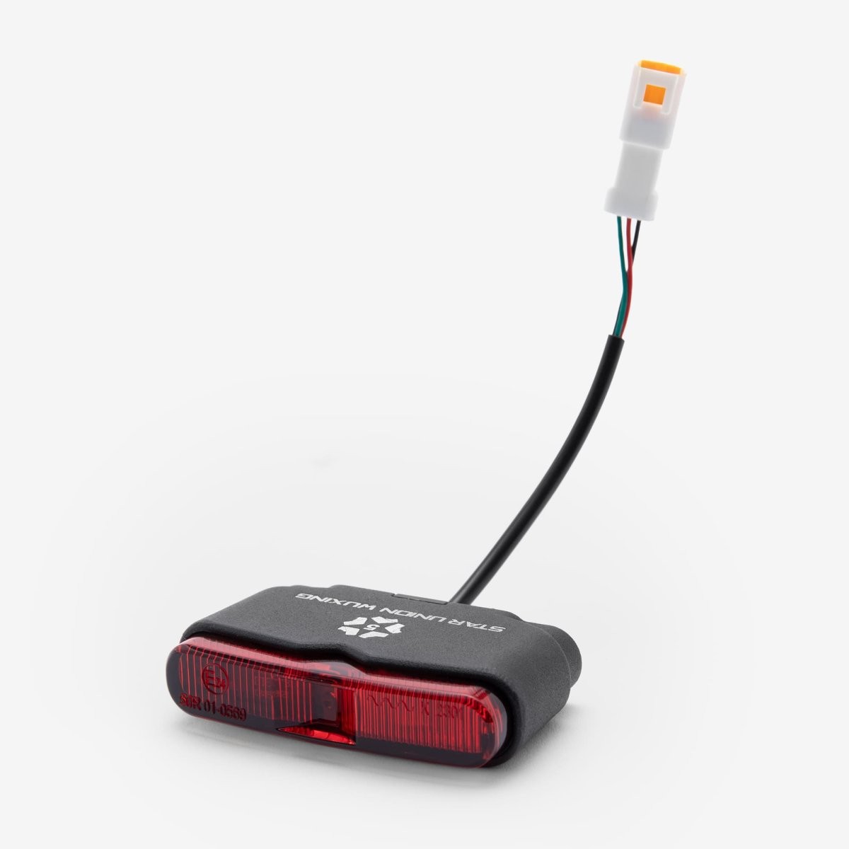 Tail Light ECE Compliant Black Rear Light Assembly Red LED Street Motorcycle