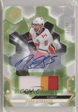 2020-21 SPx Auto Patch 17/49 Mark Giordano #56 Patch Auto jk1