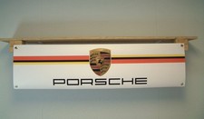 928 935 Boxster Carrera GT2 GT4 944 911 Logo Banner Garage Werkstatt Wand Display