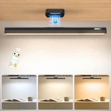  5W Magnetic Light Bar, 4000mAh Rechargeable Under Cabinet Lighting, 3 Colors 