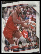 2025 Panini Prizm WNBA #75 Aliyah Boston White Seismic Prizms