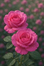 Digital Image Picture Wallpaper Background Desktop Pink Roses Flower Nature