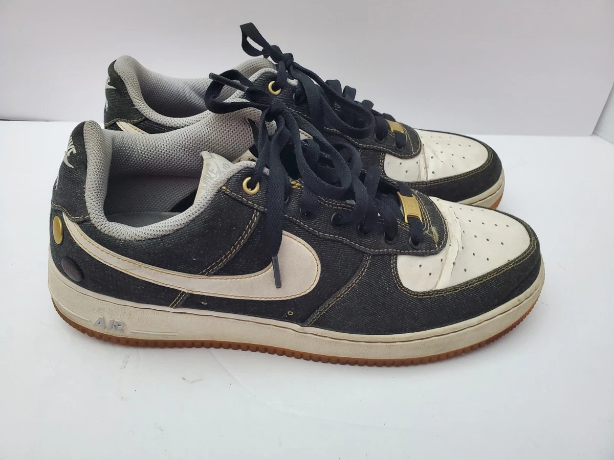 Nike Air Force 1 '07 Low Black Denim for Sale | Authenticity