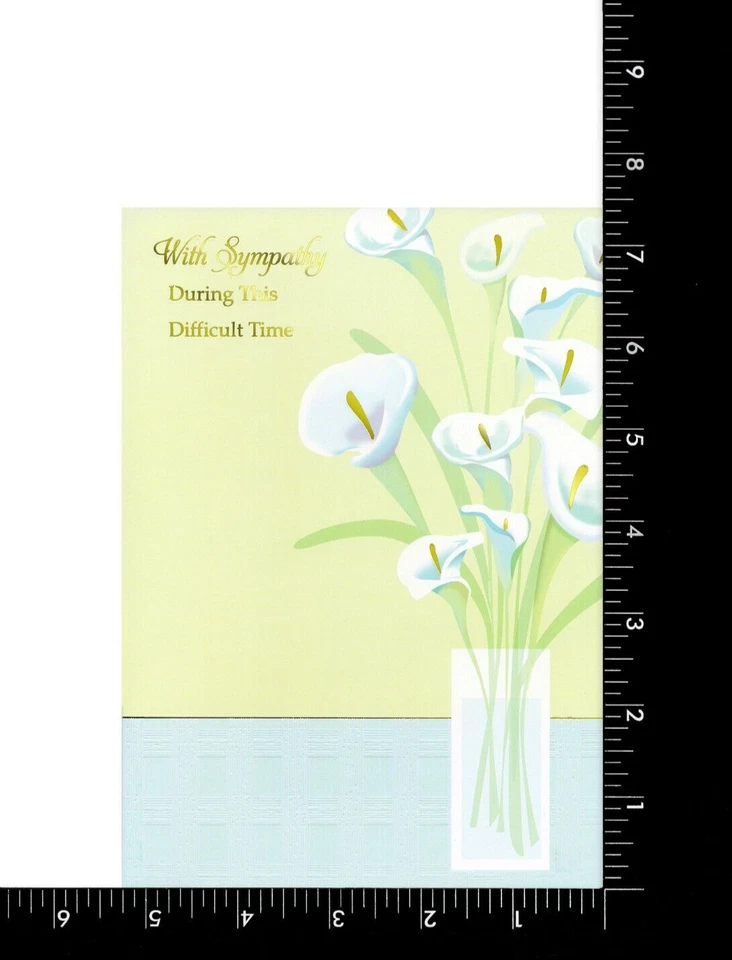 Sincere SYMPATHY & FUNERAL Card, So Sorry For Your Loss by Designer Greetings +✉ - Image 3 of 4